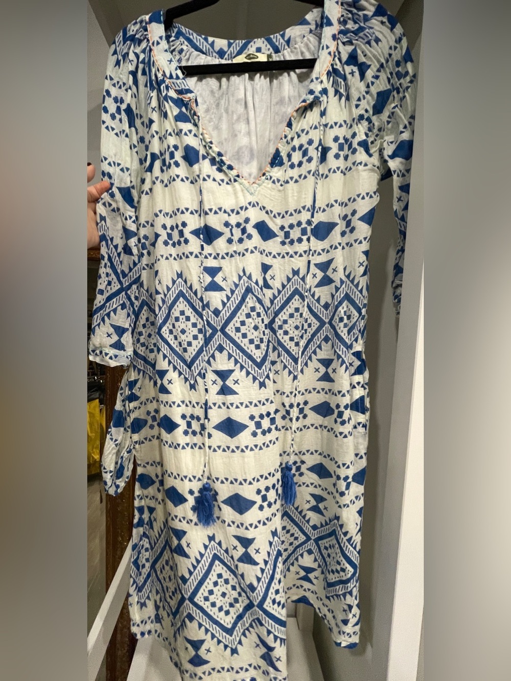 Dolma Lined Beach Dress, M